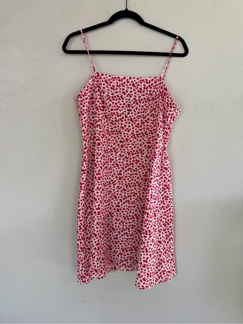 Aqua Ditsy Floral Cami Mini Dress